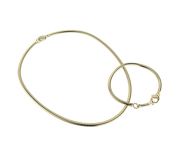 Collana Bikkembergs Uomo Action in Acciaio Diamante 0.01 Ct SKIN05GG - SKIN05GG